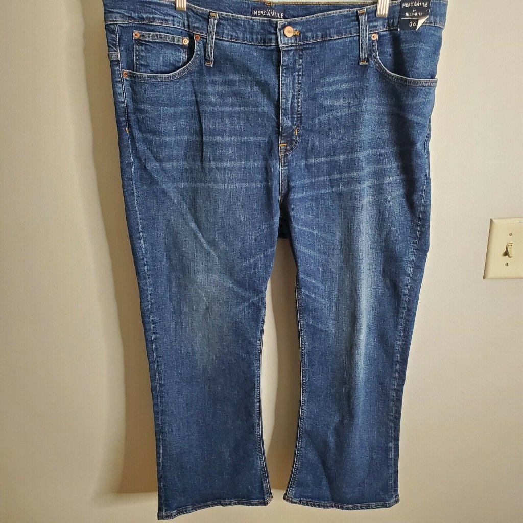 New J Crew 36 High Rise Skinny Cropped Flare Jean